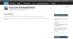 Desktop Screenshot of oulunkoirakerho.net