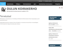 Tablet Screenshot of oulunkoirakerho.net